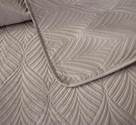 Покрывало "Sofi de Marko" Таира (серый) Велюр, 240х260