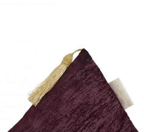 Наволочка декоративная "Sofi de Marko" Эстер (бордо) Жаккард, 45х45