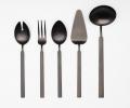 Набор столовых приборов для сервировки "VINTAGE SERVING SET" MAT BLACK, 5 предметов