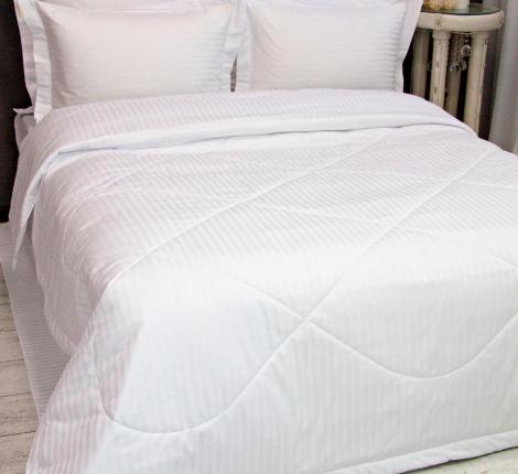 Постельное белье с одеялом "Kazanov.A." Hotel (жемчуг) Страйп Сатин, 1,5 спальный