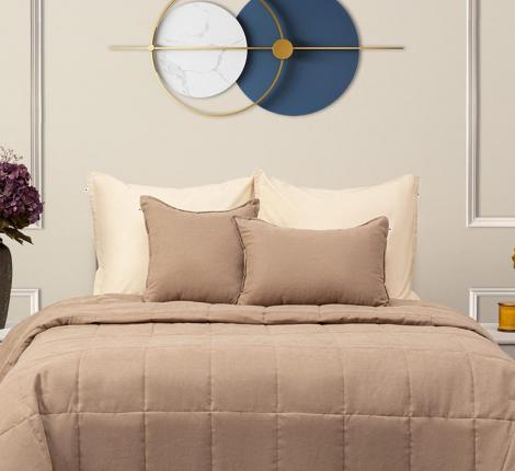 Подушка декоративная "Sofi de Marko" Доминико (капучино) Канвас, 45х45 (1шт)