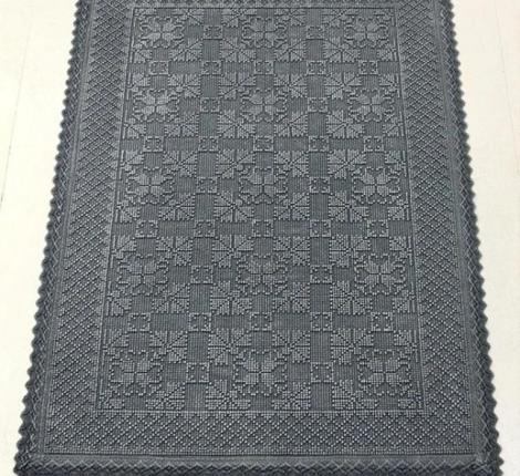 Коврик Luxberry "VINTAGE2" 70х100 см, темно-серый