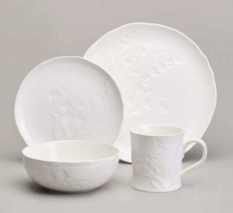 Набор обеденный "ЛАНДЫШИ"  на 4 персоны,16 предметов