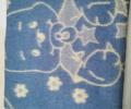 Одеяло шерстяное голубое (детское), 100x140