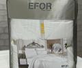 Постельное бельё с одеялом EFOR SATEN BEAYZ (белый), 1,5 спальный
