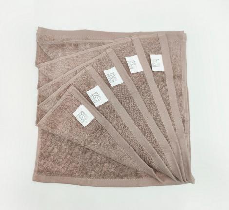 Набор махровых салфеток "Sofi de Marko" Бруна 30х30(6шт), капучино