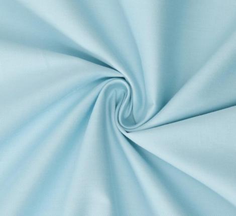 Постельное бельё "KARTEKS" сатин однотонный с кантом HK-06 (голубой), Евро