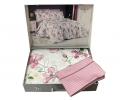 Постельное бельё "Maison D'or" CARINE (розовый) Тенсел, Евро