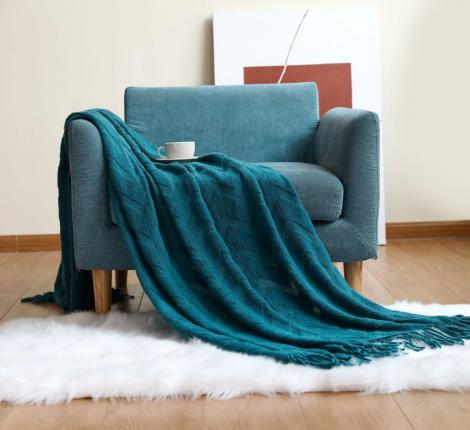 Плед вязаный PA-3, 130х200