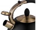 Чайник со свистком "ТЮДОР" 937-820, 3,0 л (чёрное золото)