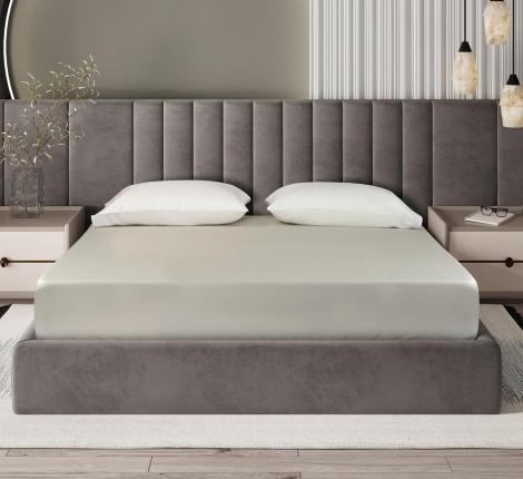 Простыня на резинке Sharmes "Bamboo" 180х200, галька