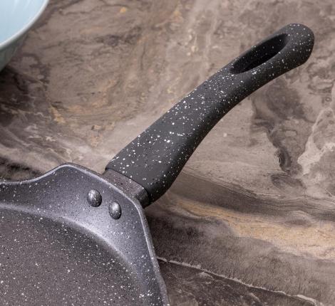 Сковорода блинная AGNESS "GREY MARBLE, диаметр 24 см