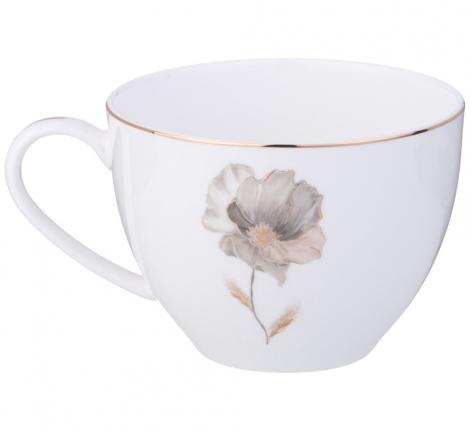 Чайный набор "INSPIRATION" ЗОЛОТОЙ ЦВЕТОК на 6 персон, 12 предметов (260 мл)