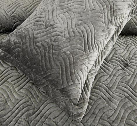 Покрывало "Sofi de Marko" Деварта (стоун) Бархат, 240x260