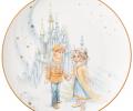 Тарелка закусочная "СНЕЖНАЯ КОРОЛЕВА" 590-551, диаметр 20,5 см