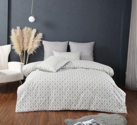 Постельное белье с одеялом "Kazanov.A." Даллас (графит деним) Велюр/Egypt Cotton, Евро