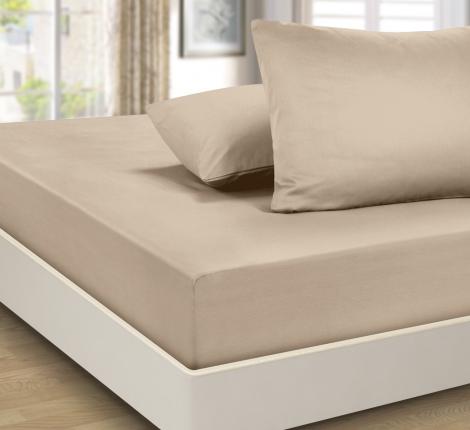 Простынь сатин на резинке (PRC-R-68), 140x200