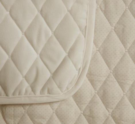 Накидка на кресло "Karteks" 90х160 Ромбы, молочный