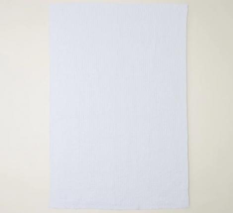 Плед "Barefoot Dreams" CC RIBBED THROW, 137х183 (белый)