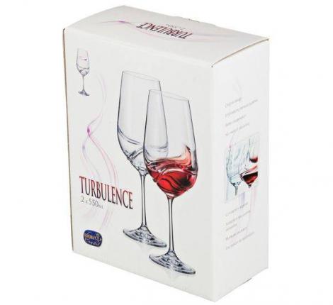 Набор бокалов для вина 2 штуки &quot;TURBULENCE&quot;, 550 мл