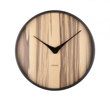 Часы настенные Karlsson "WOOD MELANGE" (светлое дерево, липа), 40х40х4,5 см