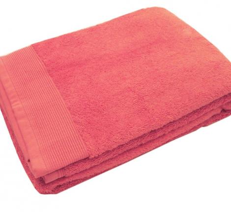 Полотенце махровое "Blanc des Vosges" UNI CORAIL (коралловый), 30х30-2шт.