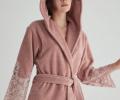Халат женский  "NUSA" Triga 4150 пудра, 2XL