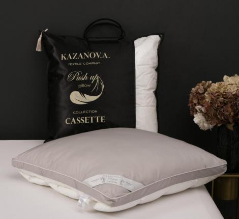 Подушка "Kazanov.A" Cassette (жемчуг пепел), 70х70