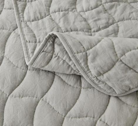 Покрывало "Sofi de Marko" Минелла (серый) Жатый сатин, 160х220