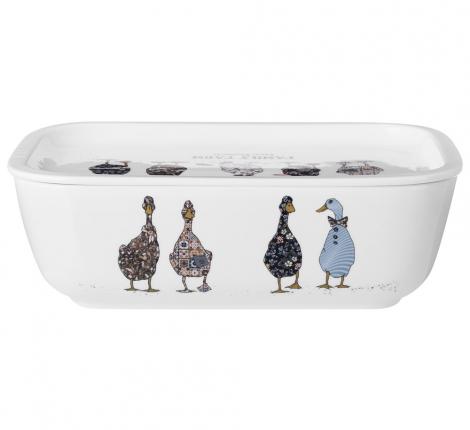 Блюдо прямоугольное с крышкой "FAMILY FARM", 1800 мл