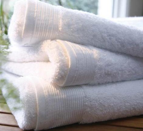 Полотенце махровое "Blanc des Vosges" UNI BLANC (белый), 40х60