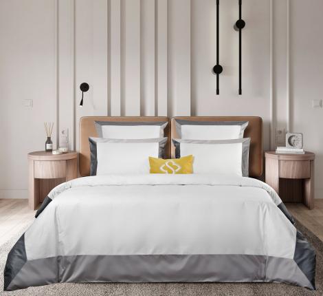 Постельное бельё Sharmes "Caledoscop" Евро-макси, сиреневый туман