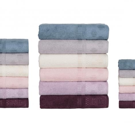 Набор махровых полотенец KARACAN "Ahenk", 50х85-6 шт.