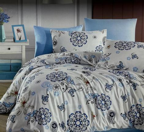 Постельное белье EFOR RANFORCE "OLEZKA MAVI", Евро