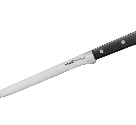 Нож кухонный &quot;Samura HARAKIRI&quot; SHR-0048B/Y филейный 218 мм, ABS пластик