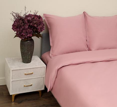 Постельное белье "Siberia" Сэнди (пепел роза) Ранфорс, 2 спальный (70х70)