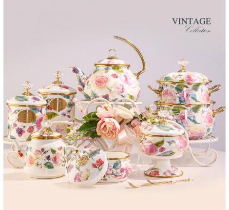 Ковш эмалированный "ВИНТАЖ" 950-700, объём 0,9 л