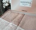 Комплект махровых полотенец "Kazanov.A." Dolce (роза платина), 50х90+70х140