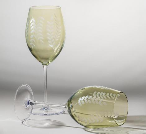 Набор бокалов для вина 2 штуки "FLORA", 540 мл