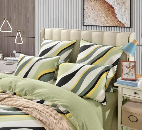 Постельное белье "Sofi de Marko" Антей (зеленый) Сатин, 1,5 спальный