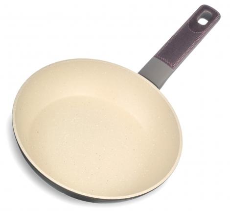 Сковорода "AGNESS" 902-100 с антипригарным покрытием PFLUON MARBLE, диаметр 20 см