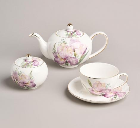 Чайный сервиз "IRISES" на 6 персон, 14 предметов