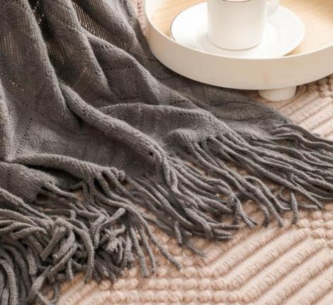 Плед вязаный PA-17, 130х200