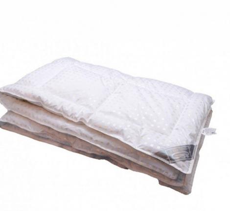 Одеяло "ЛЕБЯЖИЙ ПУХ В САТИНЕ" классика (ОСЛП-С), 140x205