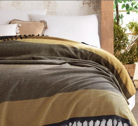 Покрывало "LAKE" бежевый, 200x260