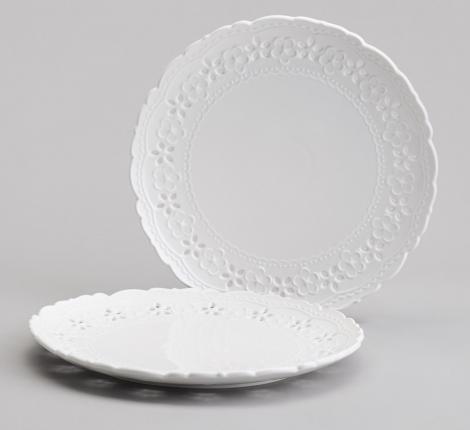 Набор обеденных тарелок 2 шт. "STYLE" 441-059, 25*2,5 см