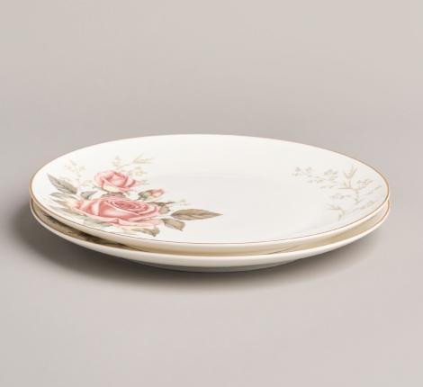 Набор закусочных тарелок 2 шт. "КОРЕЙСКАЯ РОЗА", диаметр 20,5 см