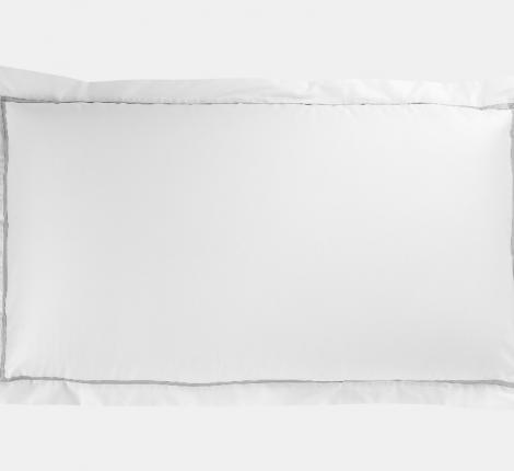 Наволочка с узкой отделкой "ALPINE ASH GREY ALLURE GRASS" Мако-Сатин, 50х90 (2шт)