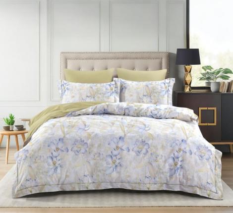 Постельное бельё "Asabella" 2373-6 Сатин, Евро