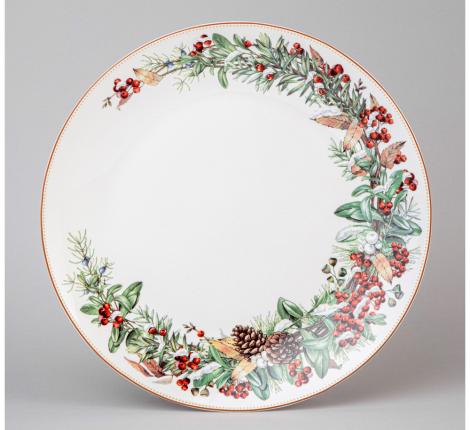 Тарелка обеденная "МОРОЗКО" 85-2039, диаметр 27 см